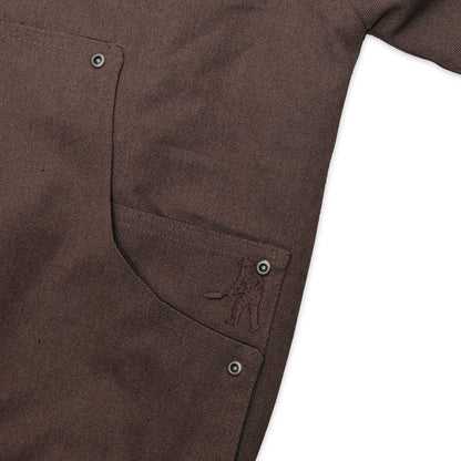 Pass~Port Diggers Zip Hood Dark Choc