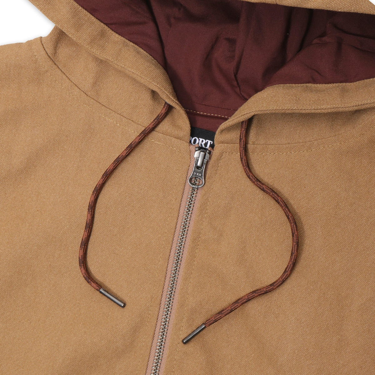 Pass~Port Diggers Zip Hood Camel