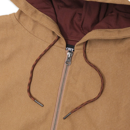 Pass~Port Diggers Zip Hood Camel