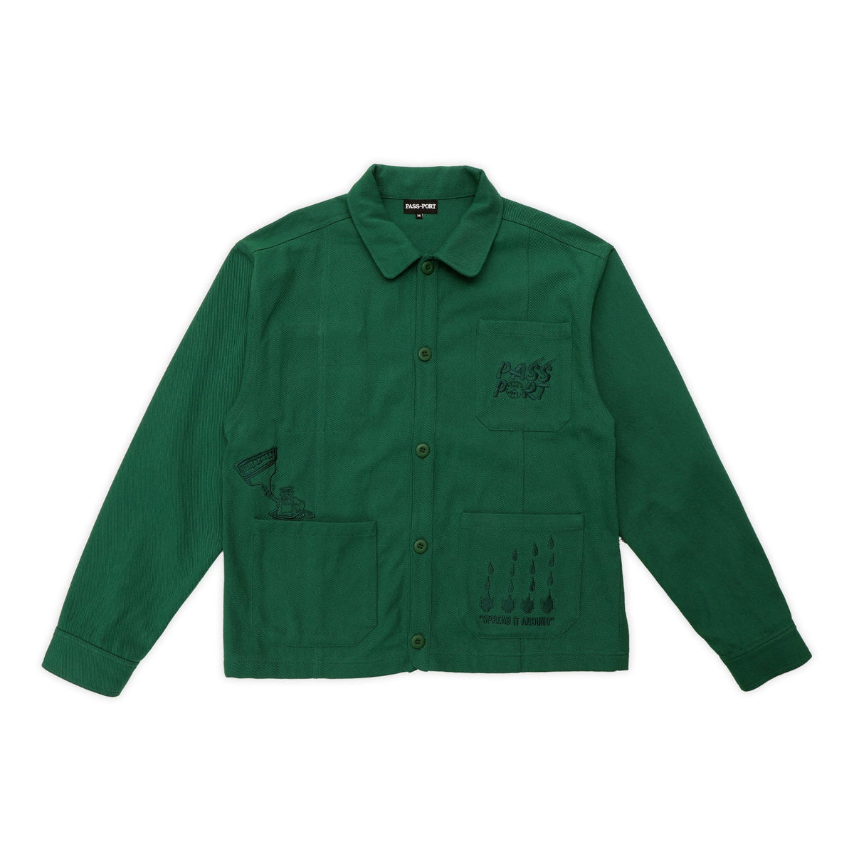 Pass~Port Shop Rules Painters Jacket Prussian Green