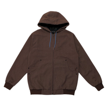Pass~Port Diggers Zip Hood Dark Choc