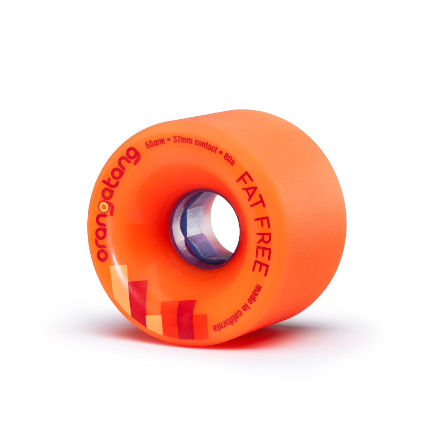 Orangatang Fat Free 65mm Wheels Orange