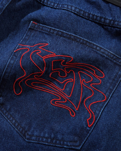 Butter Goods Drummer Baggy Denim Shorts
