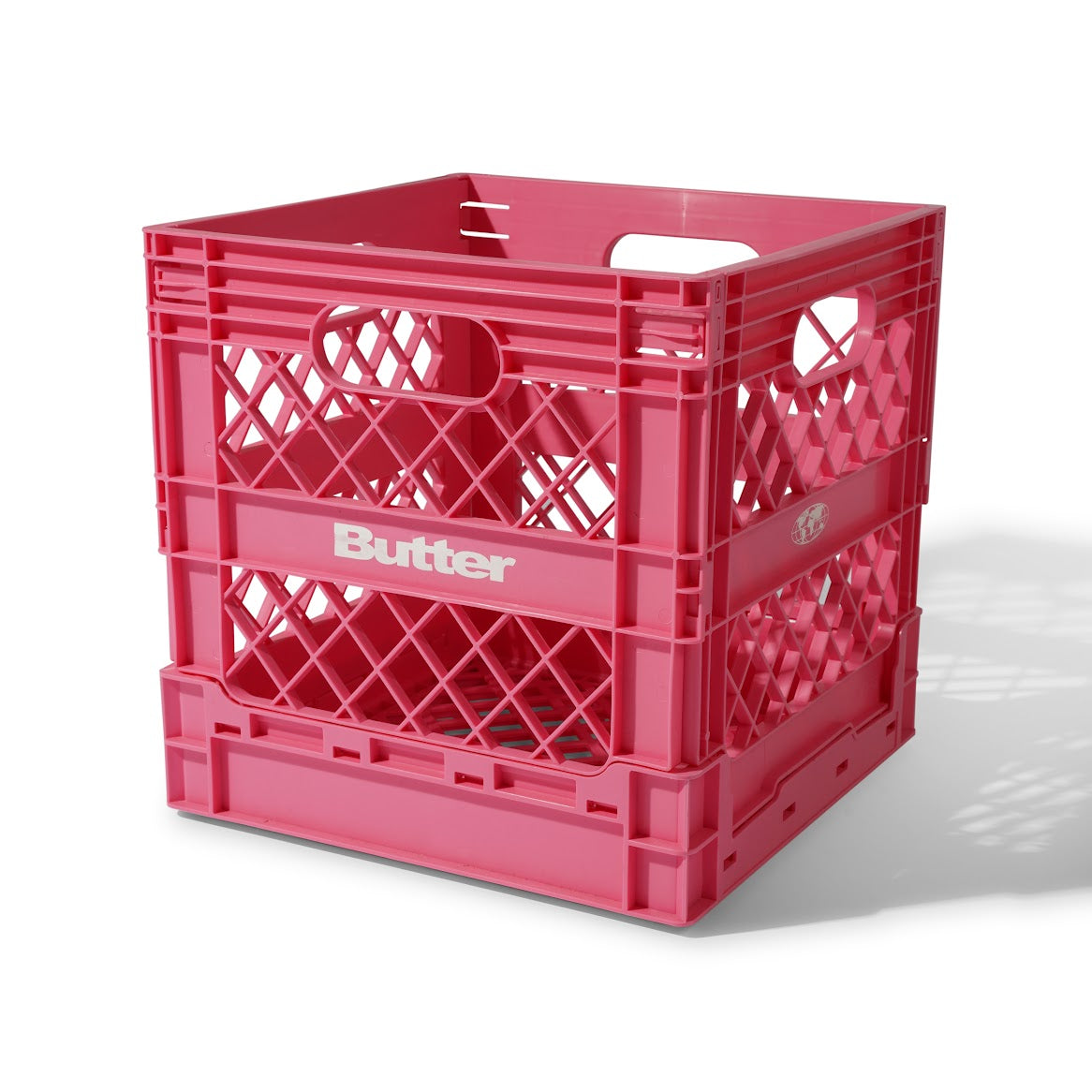 Butter Goods Collapsable Record Crate Pink