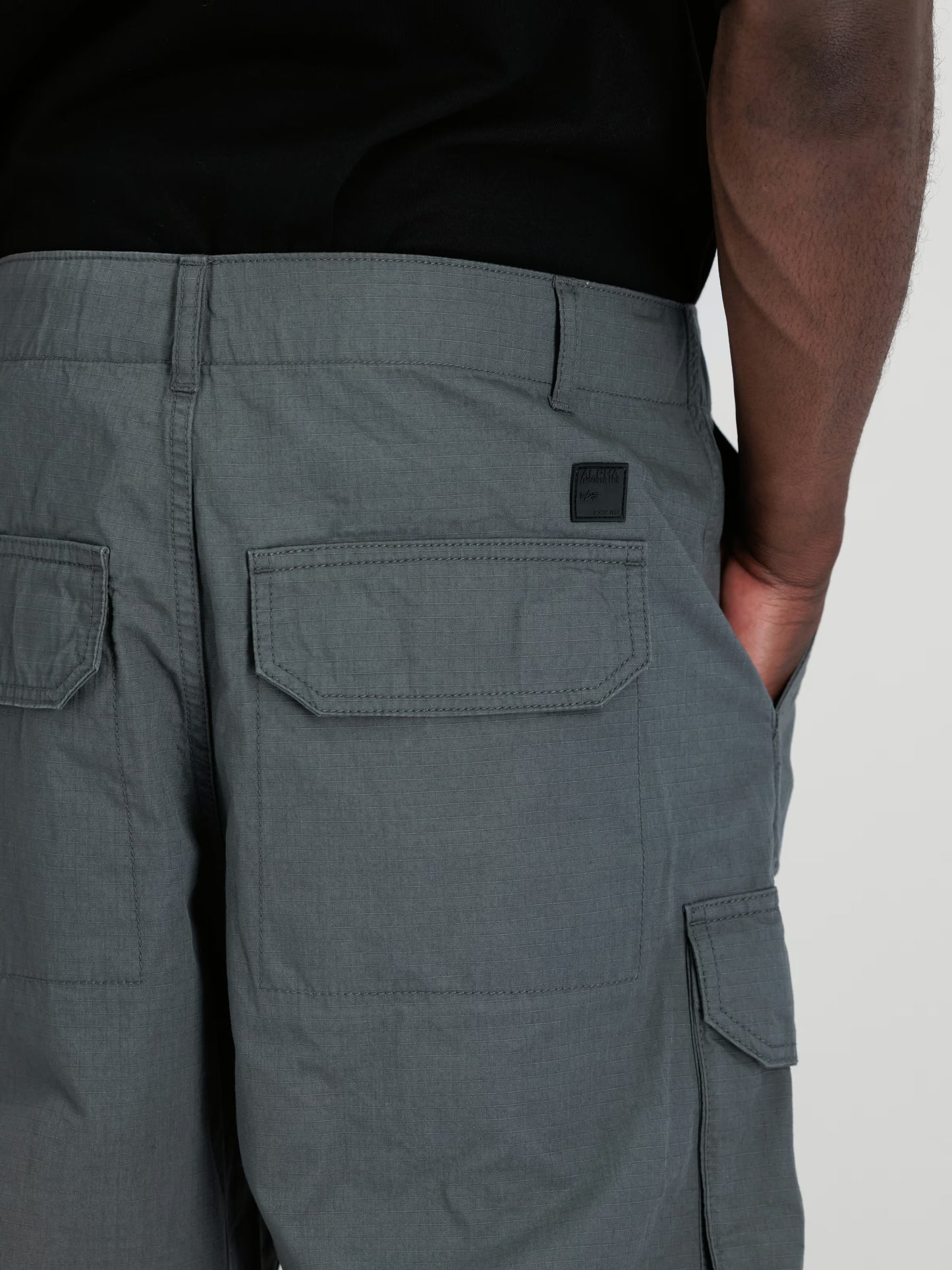 Alpha Industries Ripstop Patchwork Pant vintage grey-684