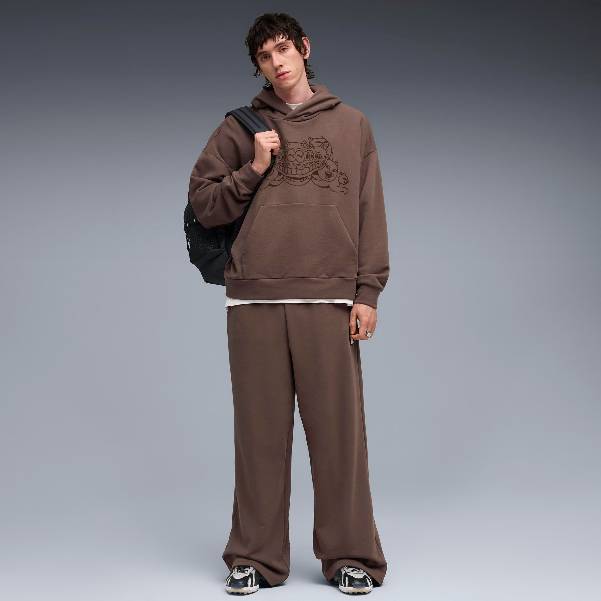 RIPNDIP PUMA X RIPNDIP Boxy Graphic Hoodie (Flat Bronze)