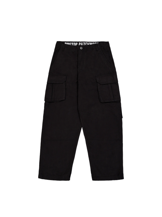Alpha Industries Ripstop Patchwork Pant Black-03