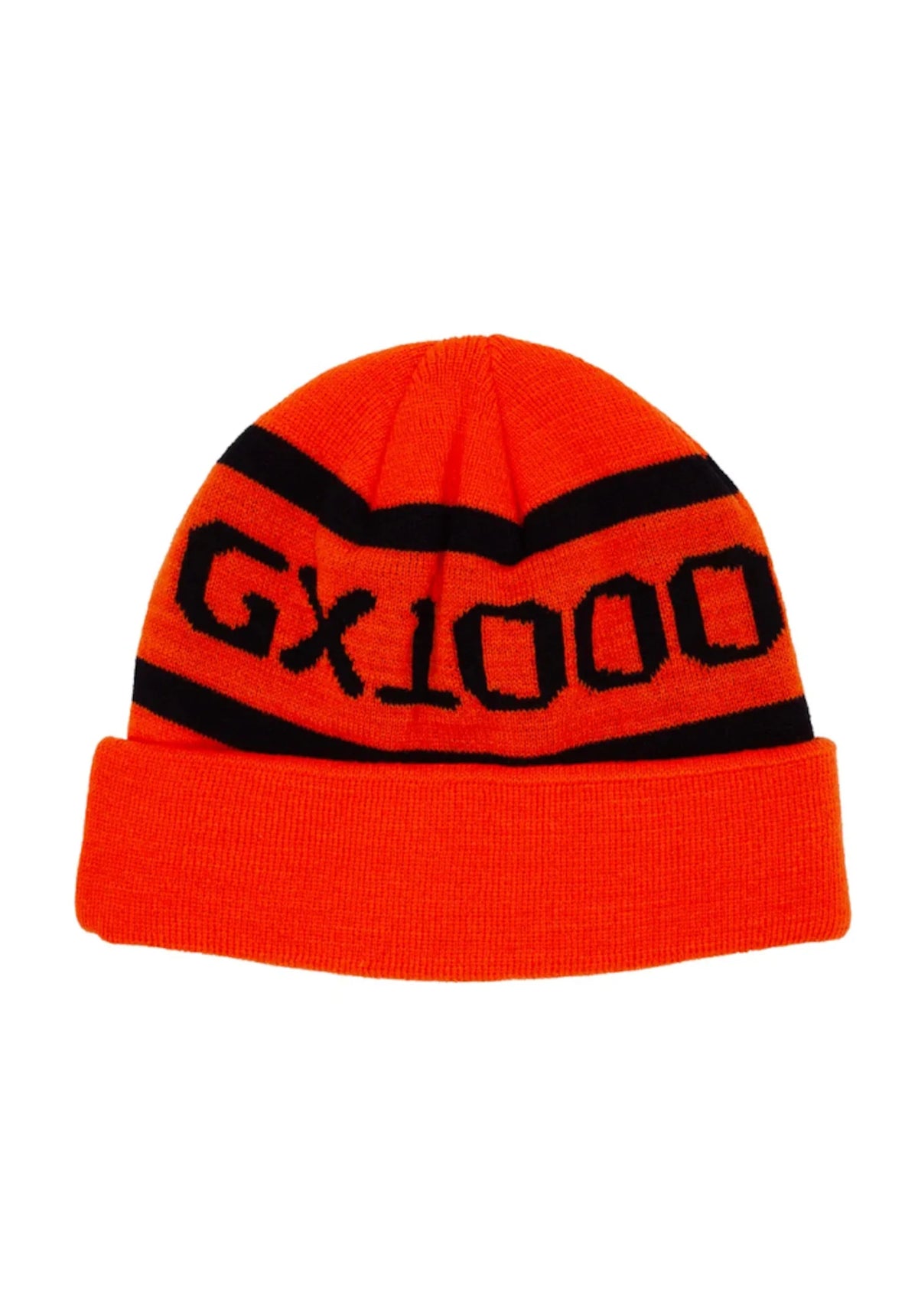 GX1000 OG Logo Beanie Orange w/Black Font