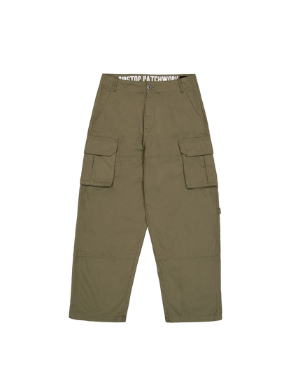 Alpha Industries Ripstop Patchwork Pant Dark Olive-142