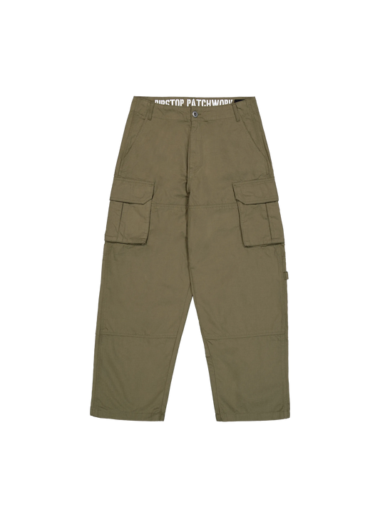 Alpha Industries Ripstop Patchwork Pant Dark Olive-142