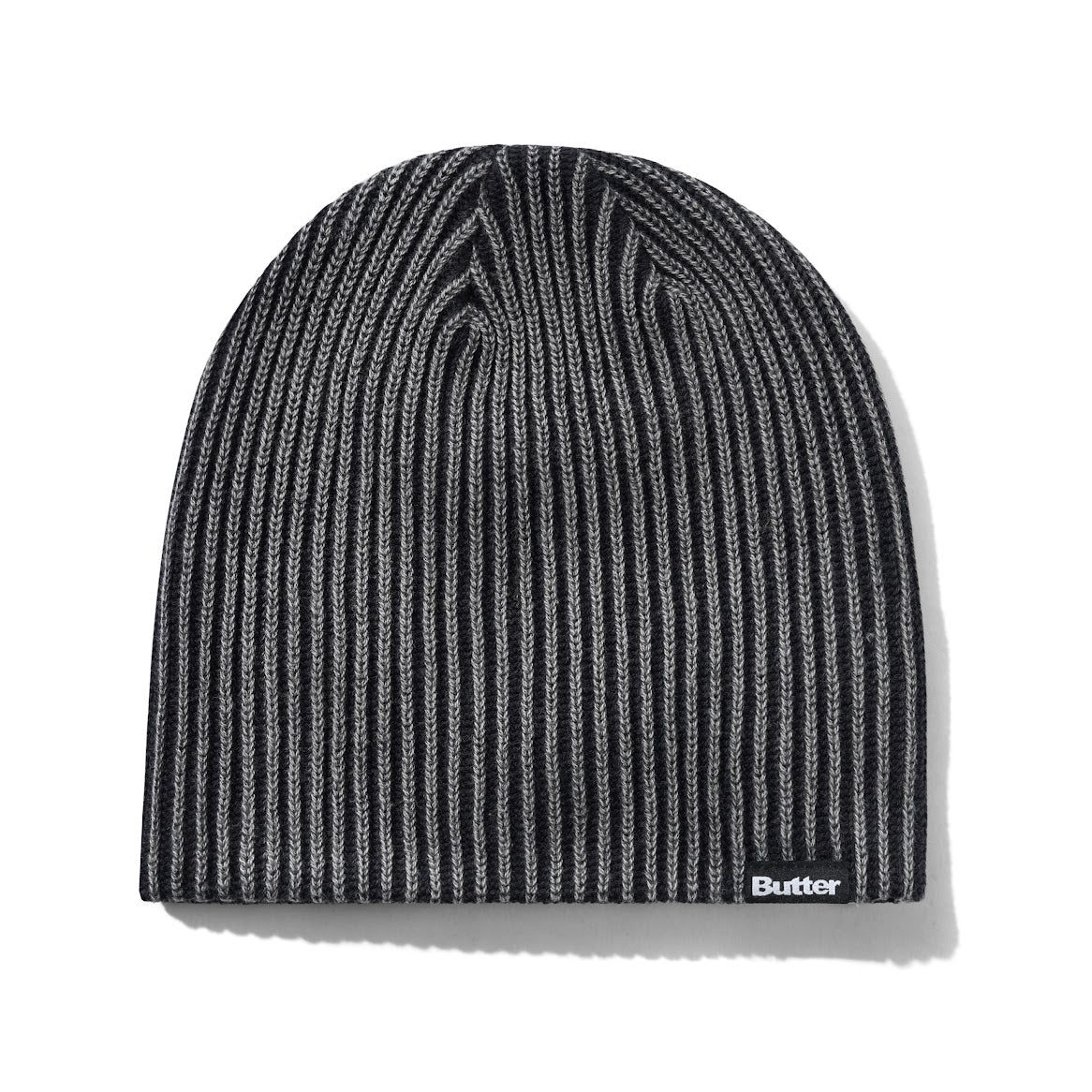 Butter Goods Ribbed Skully Beanie Black