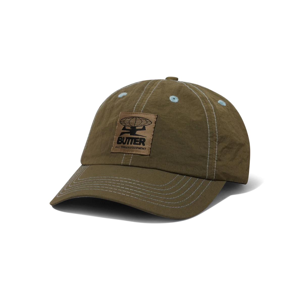Butter Goods Overdyed Terrain 6 Panel Cap Brown