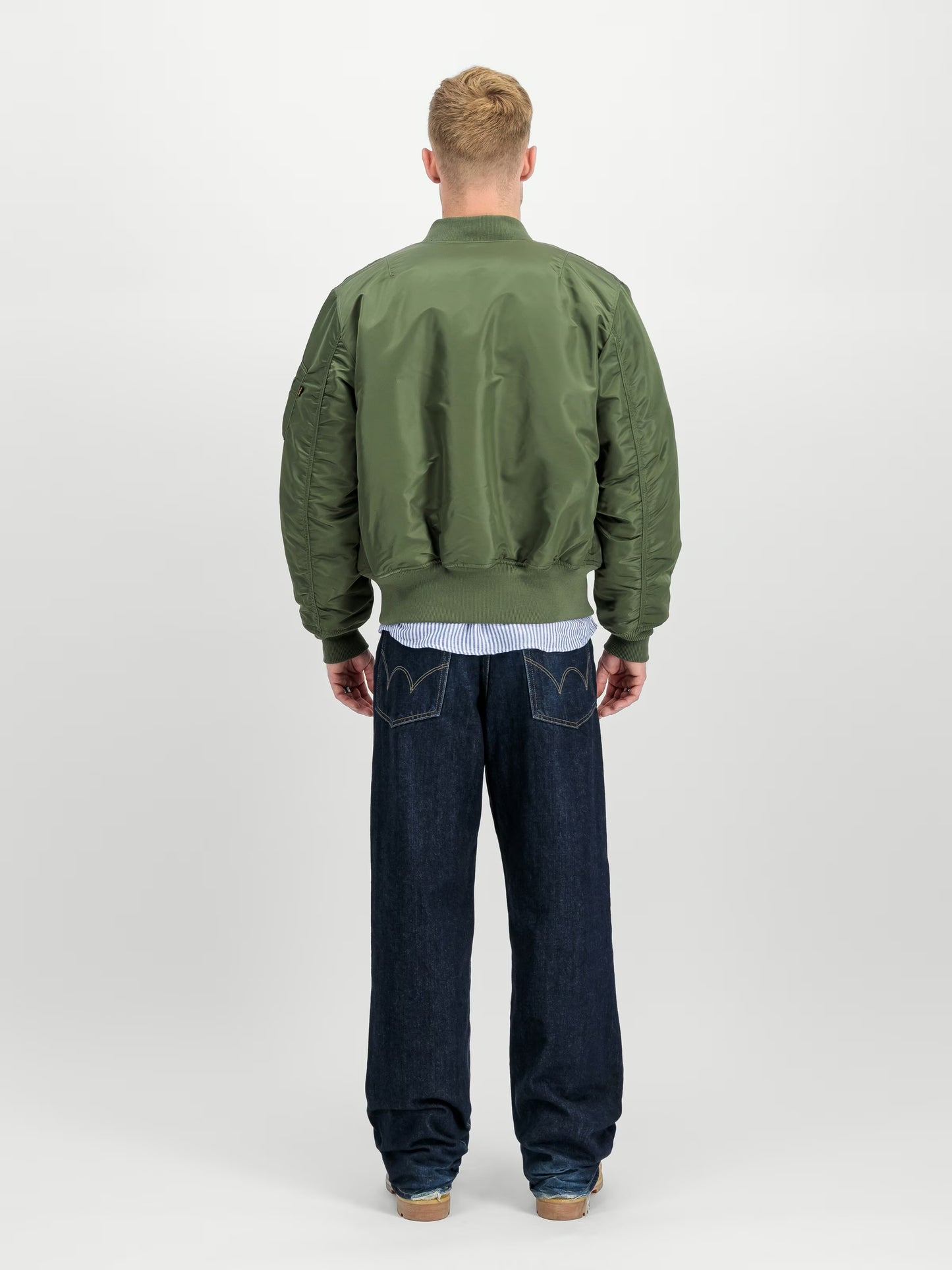 Alpha Industries MA-1 Heritage Bomber Jacket Sage-Green-01