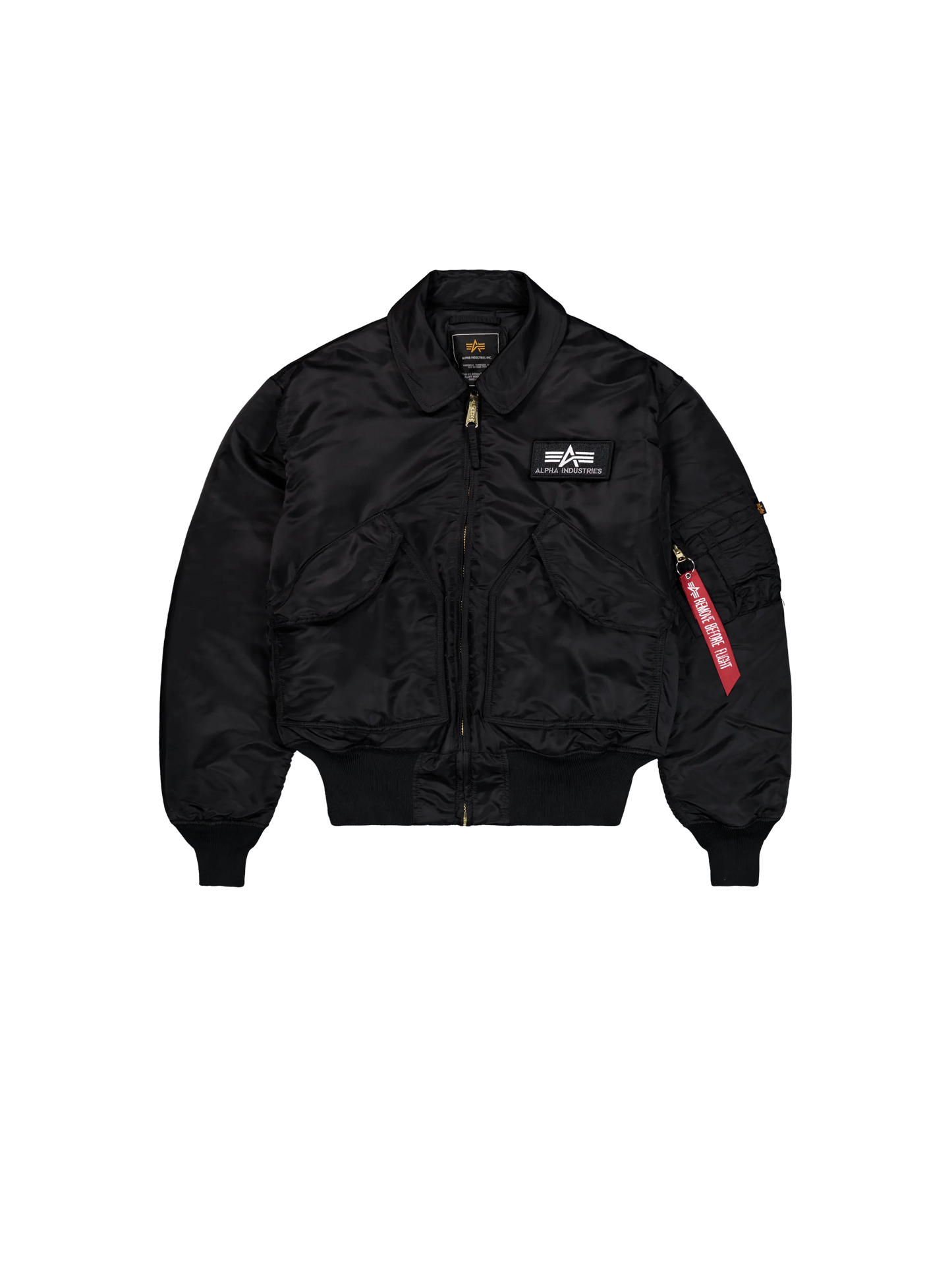 Alpha Industries CWU-45 Heritage Bomber Jacket Black-03