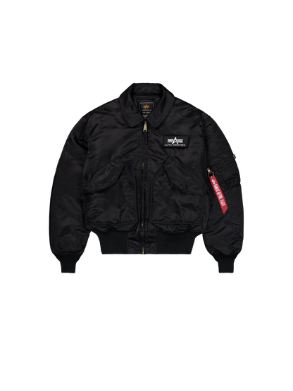 Alpha Industries CWU-45 Heritage Bomber Jacket Black-03