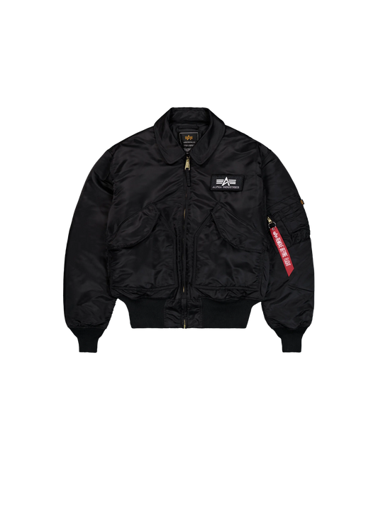 Alpha Industries CWU-45 Heritage Bomber Jacket Black-03