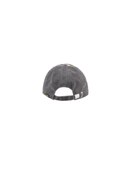 Alpha Industries Distressed Logo Camo Cap Wild Camo 65-408