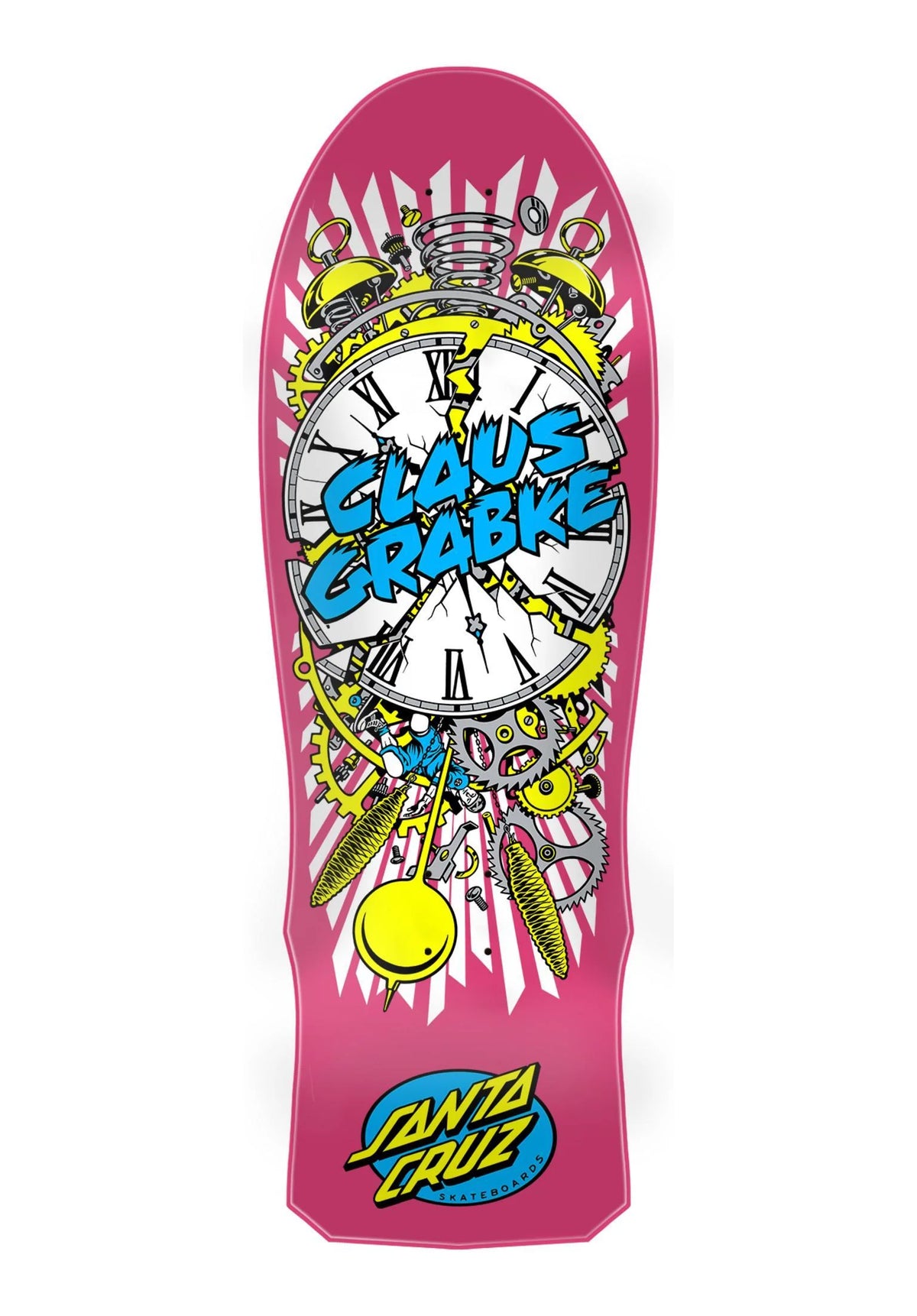 Santa Cruz GRABKE EXPLODING CLOCK REISSUE Deck