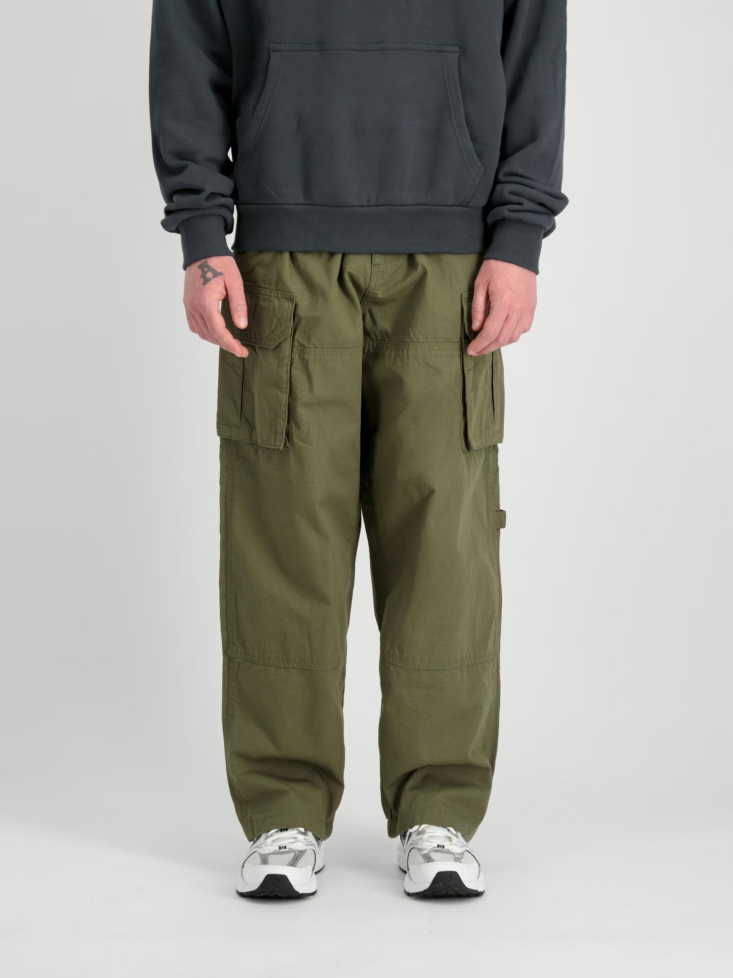Alpha Industries Ripstop Patchwork Pant Dark Olive-142