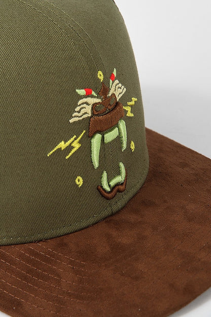 MOONBOOTICA X Just Fitteds Logo Trucker Cap