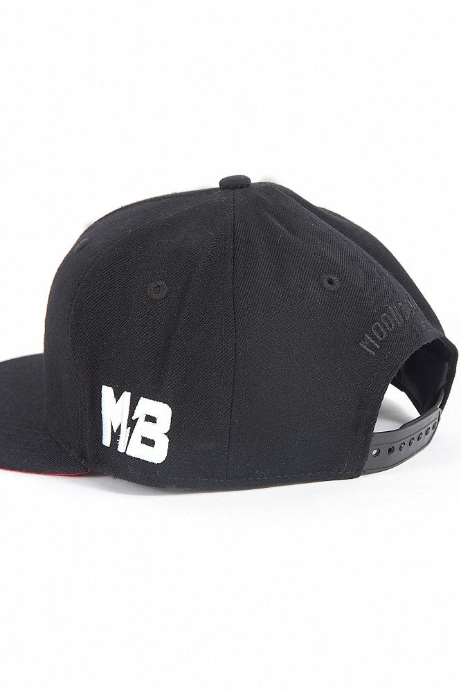 MOONBOOTICA Logo Snapback - BLACK/RED