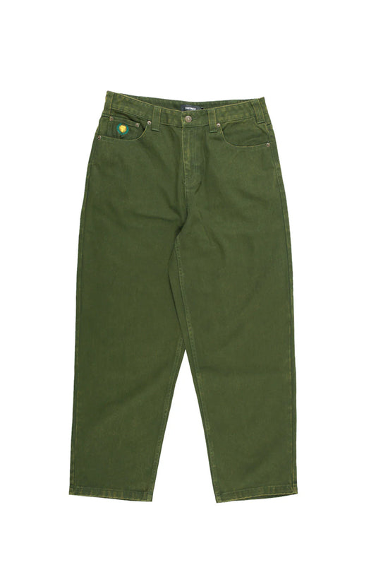 Theories Of Atlantis Plaza Jeans Washed Army Green
