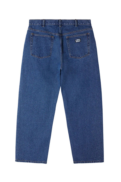 Obey Bigwig Baggy Denim Stone Wash Indigo