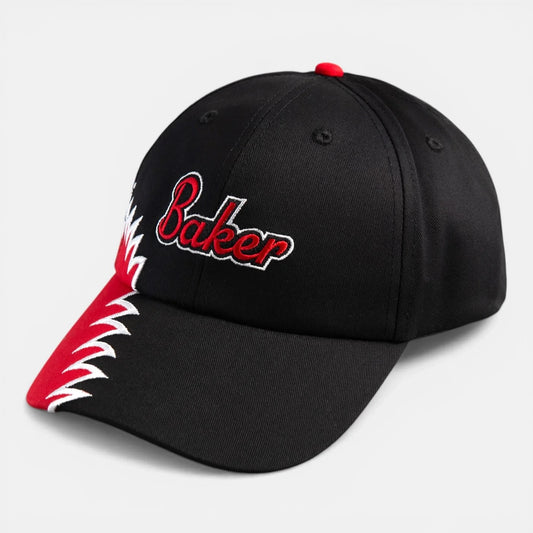BAKER SNAP ON SNAPBACK – BLACK / RED