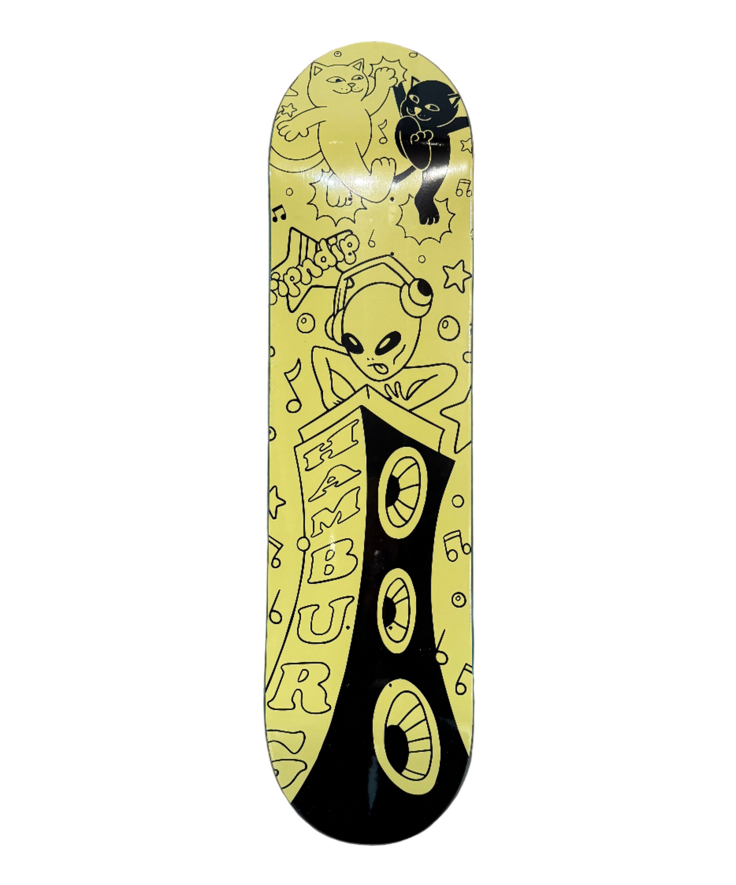 RIPNDIP HAMBURG Exclusive Skate Deck (yellow) 8”