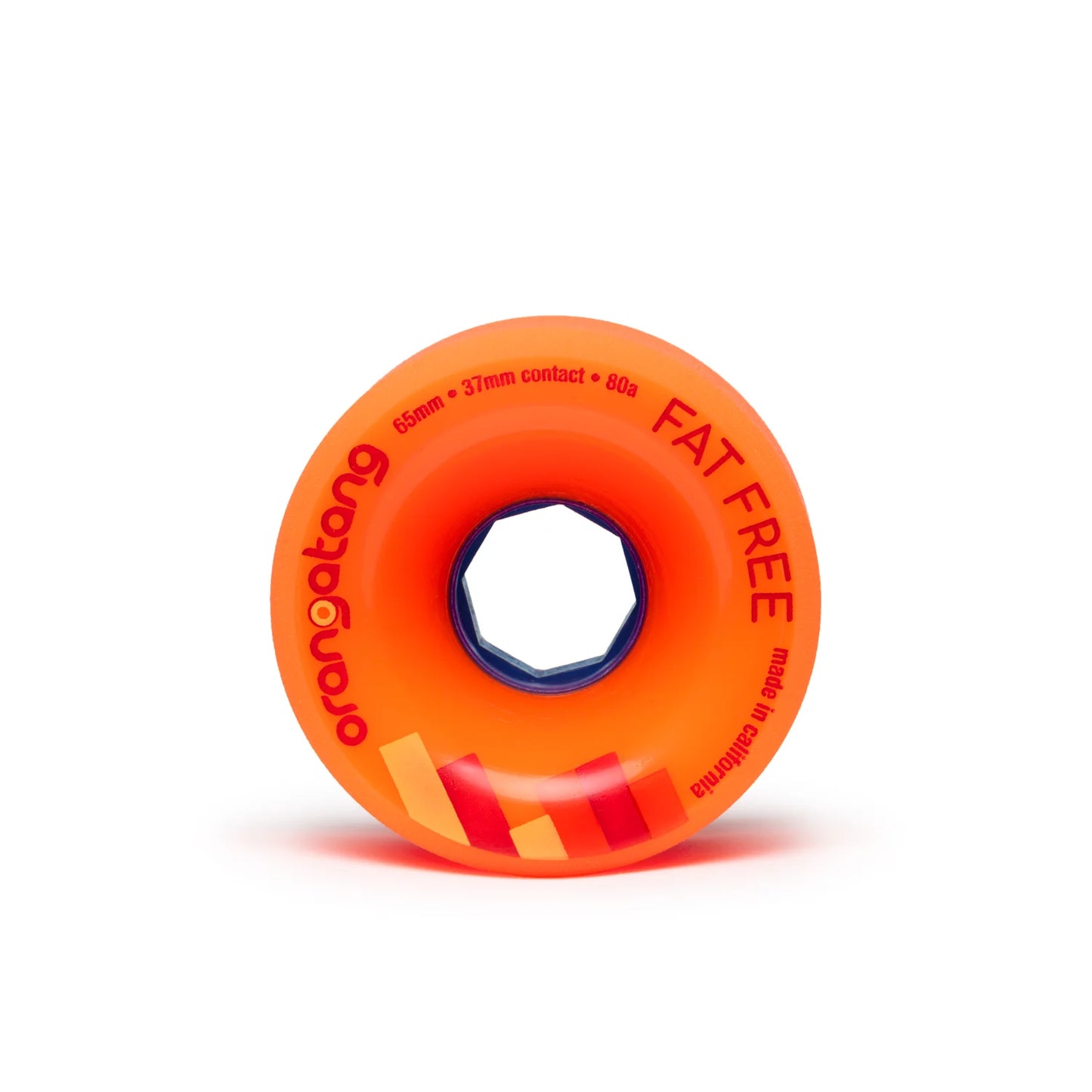 Orangatang Fat Free 65mm Wheels Orange