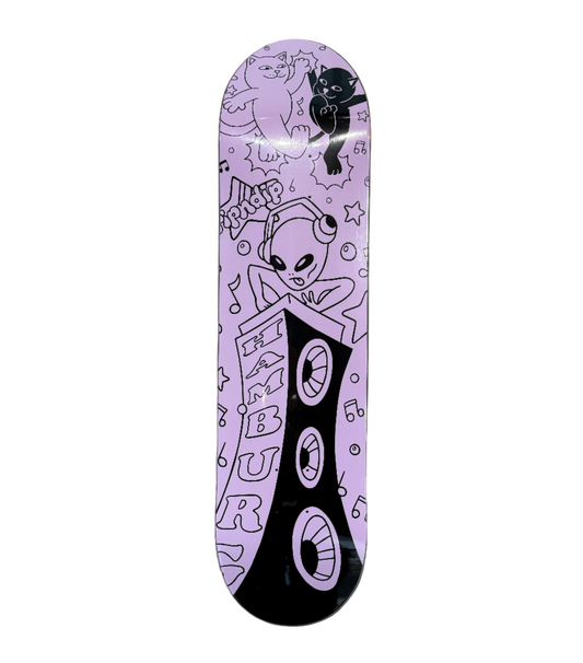 RIPNDIP HAMBURG Exclusive Skate Deck (lavender) 8”