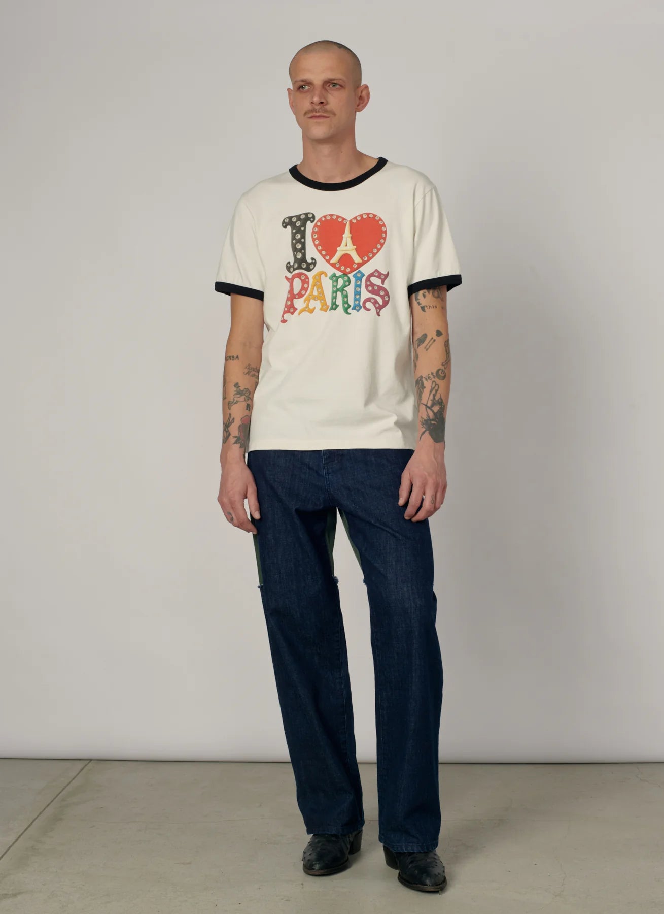 Rassvet Jewel RINGER TEE shirt off white