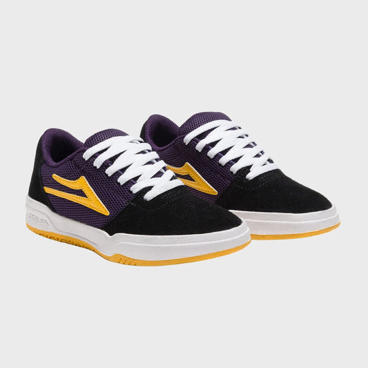 Lakai Brighton Kids - Black/Grape Suede
