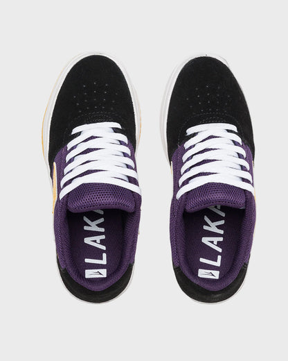 Lakai Brighton Kids - Black/Grape Suede