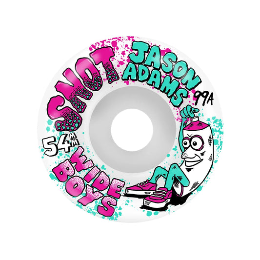 Snot Jason Adams Wide Boys 54mm 99A Wheels WHITE