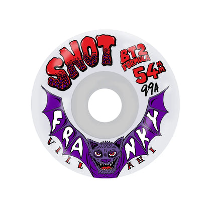 Snot Franky Villani Conical 54mm 99A Wheels CLEAR