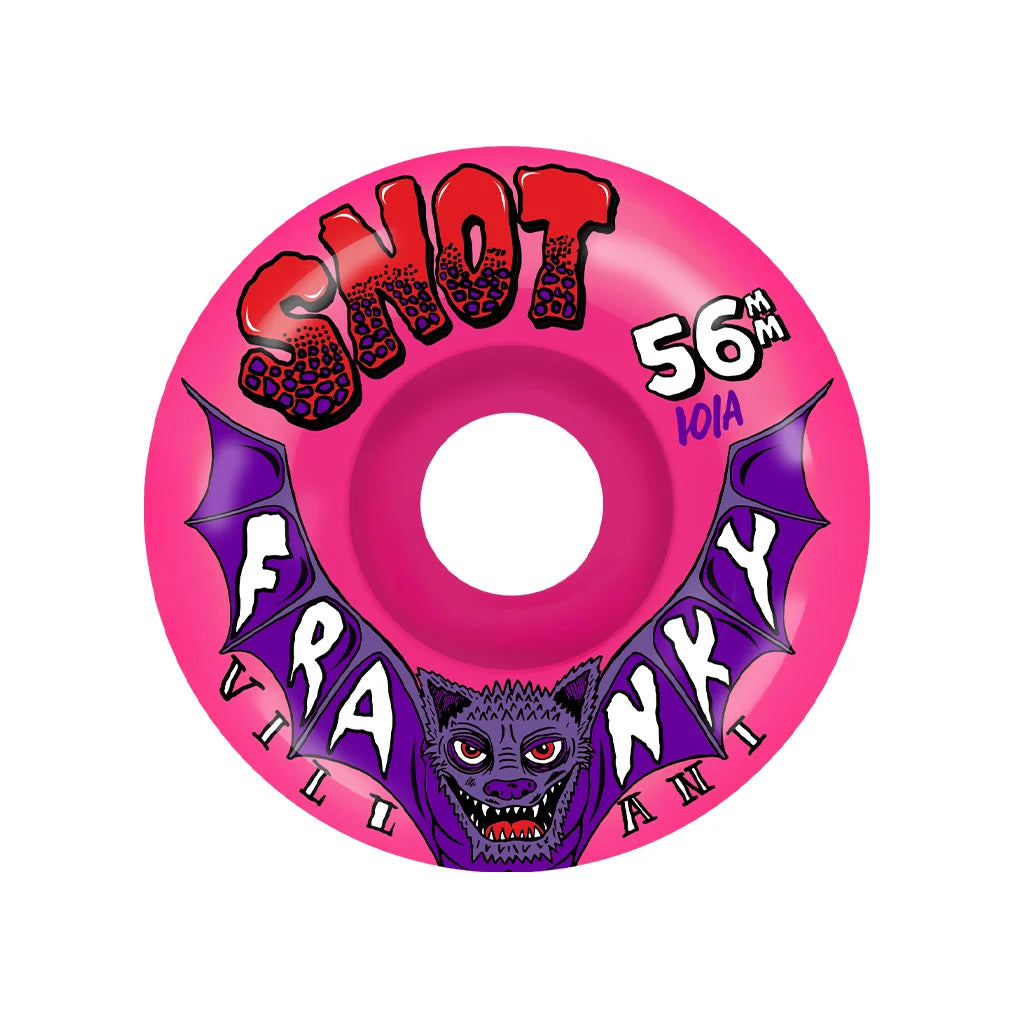 Snot Franky Villani Classic 56mm 101A Wheels NEON PINK