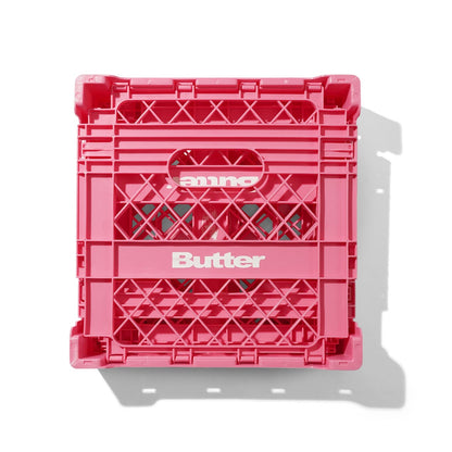 Butter Goods Collapsable Record Crate Pink