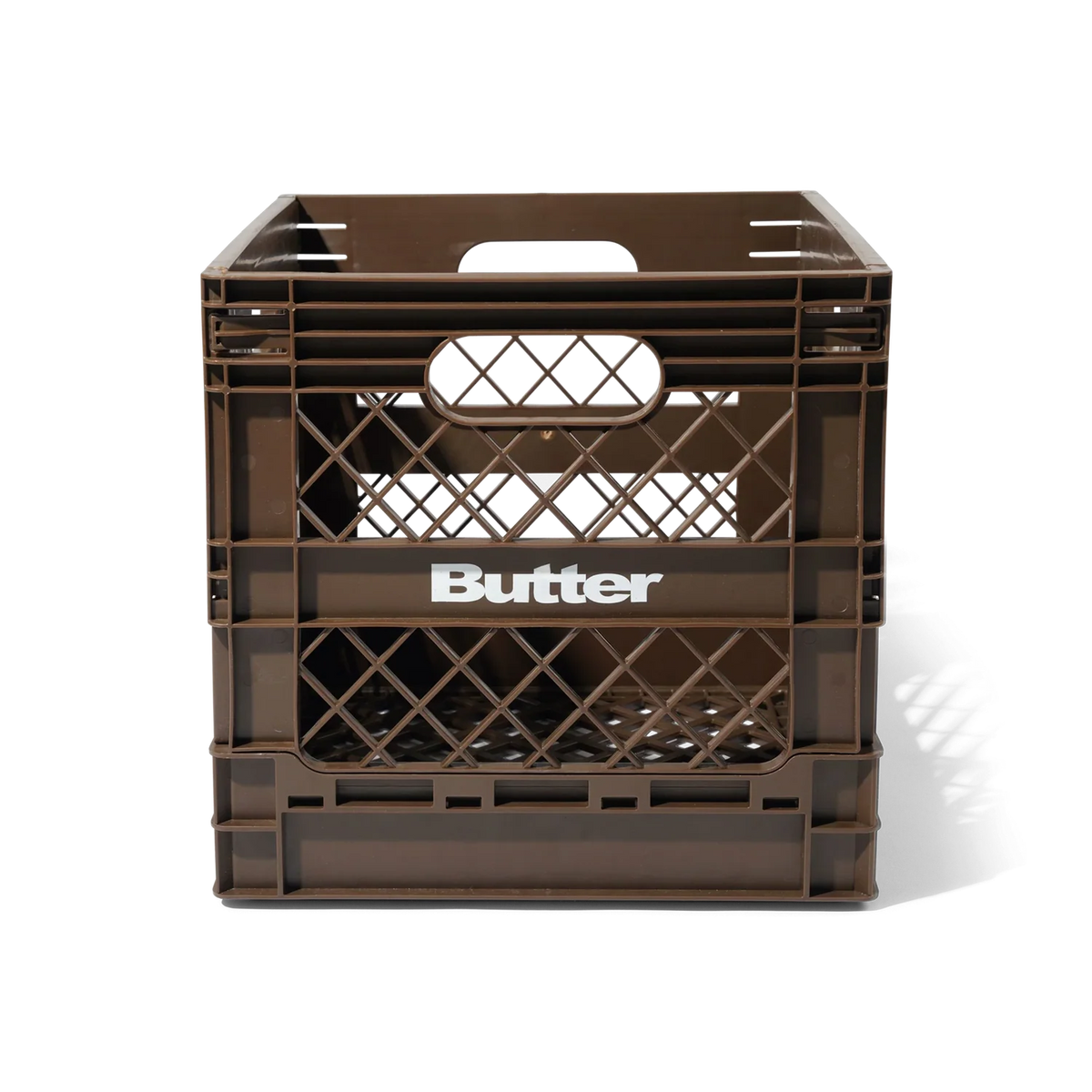 Butter Goods Collapsable Record Crate Brown