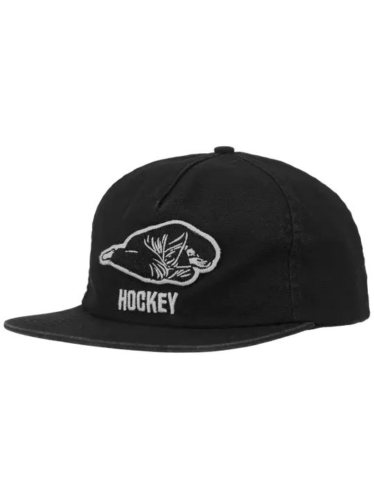 Hockey Skateboards Broken 5 Panel Black Cap