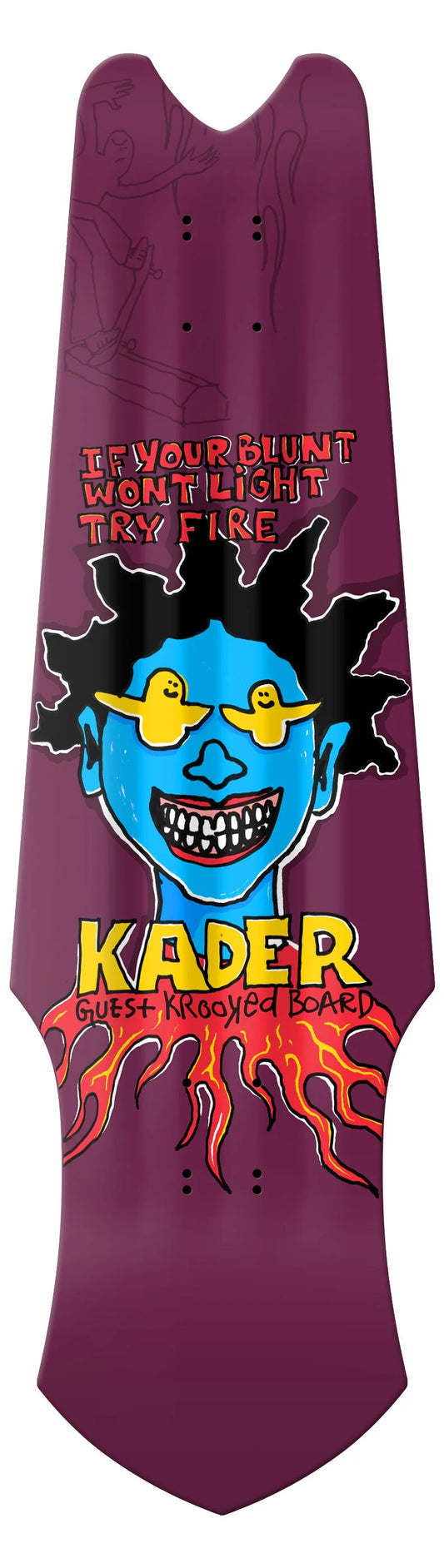 Krooked Kader Guest Tri-Plane Deck