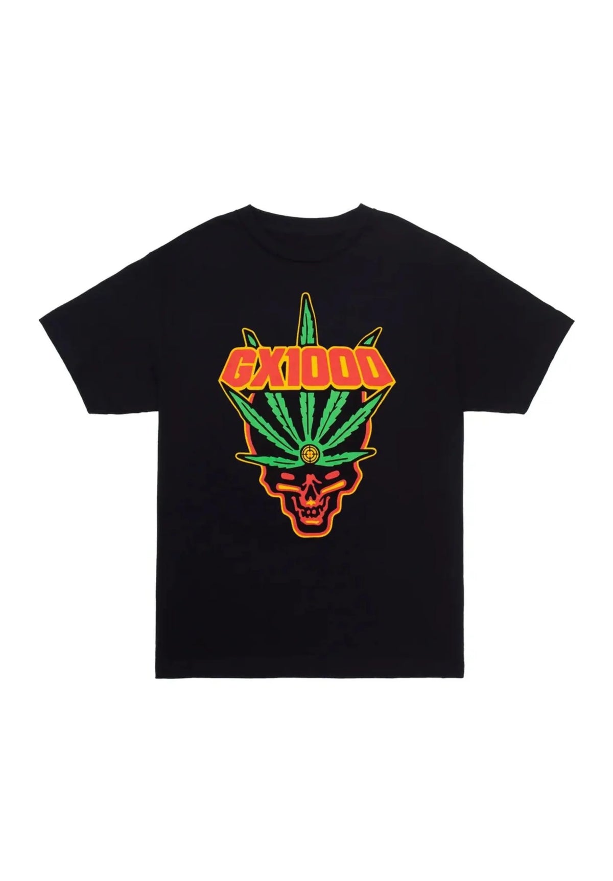 GX1000 Leaf T-SHIRT Black