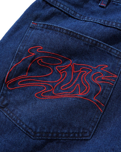 Butter Goods Drummer Baggy Denim Shorts