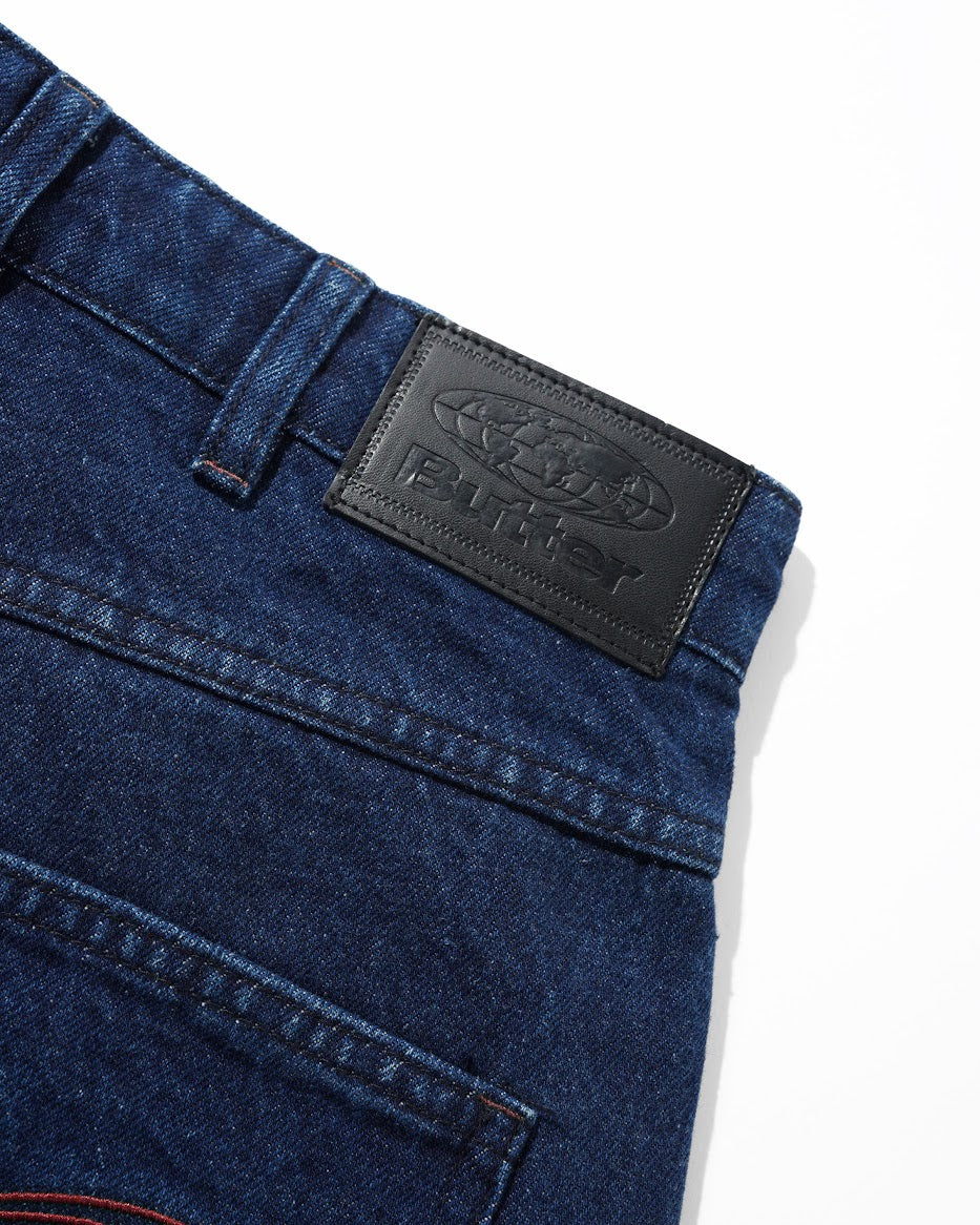 Butter Goods Drummer Baggy Denim Shorts