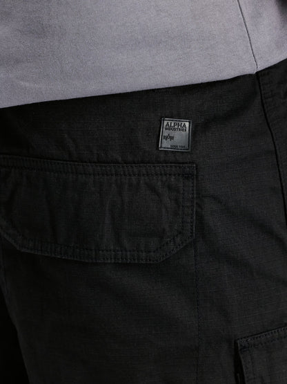 Alpha Industries Ripstop Patchwork Pant Black-03