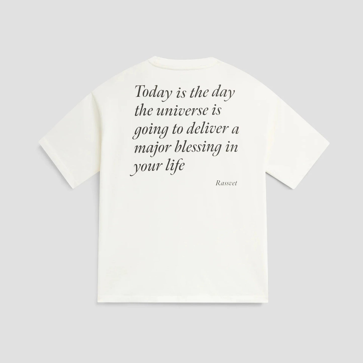 Rassvet BLESSINGS TEE SHIRT OFF WHITE