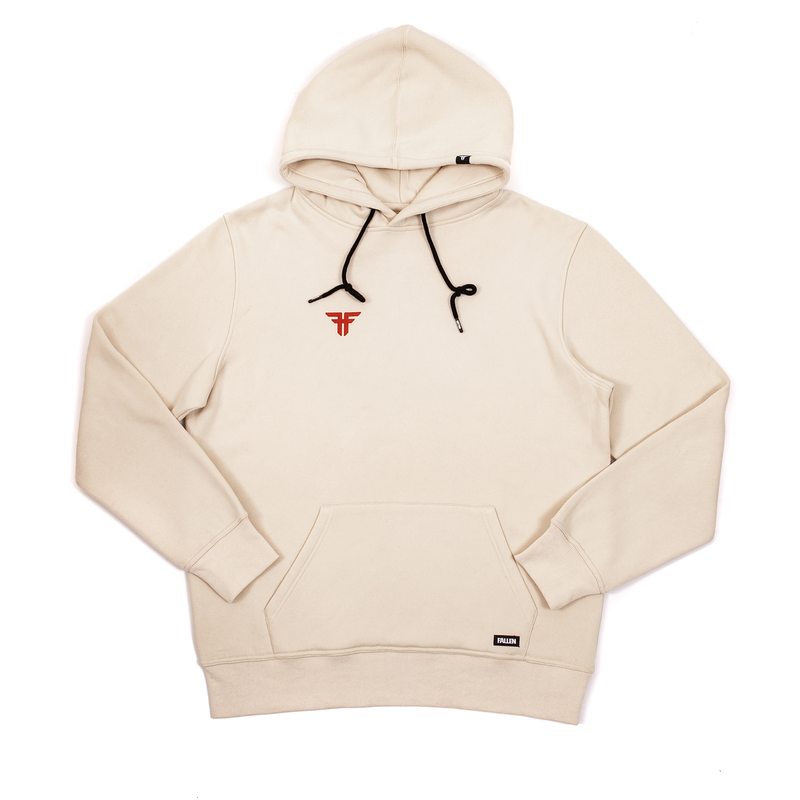 Fallen Oni Hoodie Off White Red