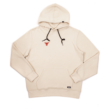 Fallen Oni Hoodie Off White Red