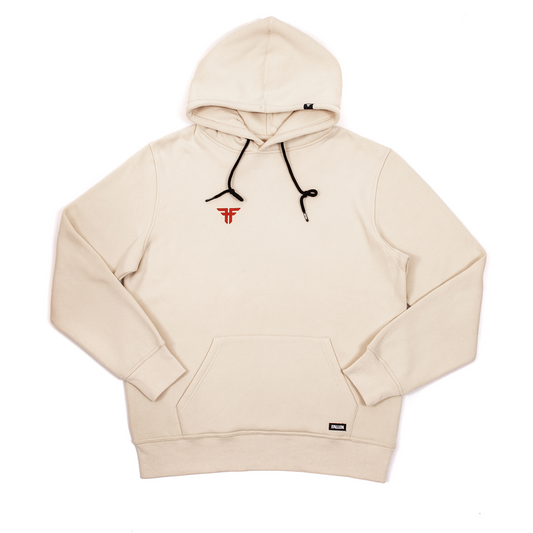 Fallen Oni Hoodie Off White Red