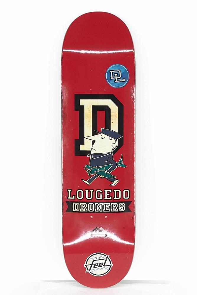 Feel Skateboards Droners Red